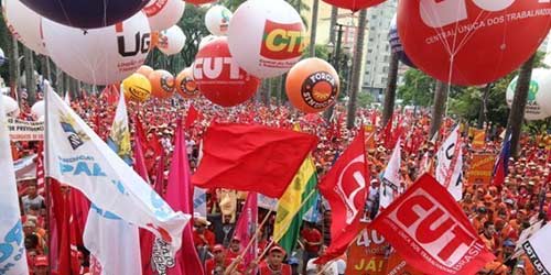 Brasil se mobiliza por empregos, fim das privatizações, dignidade e cidadania